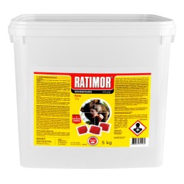 Ratimor / Bromadiolone pasta 5kg wiadro trutka na myszy i szczury