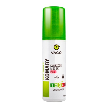  VACO Płyn na komary, kleszcze i meszki 100 ml DEET 15 - 5907596406856