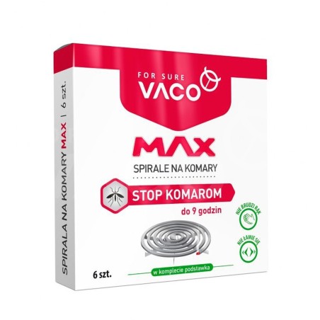  VACO Spirale na komary MAX 6 szt. - 5901821958455