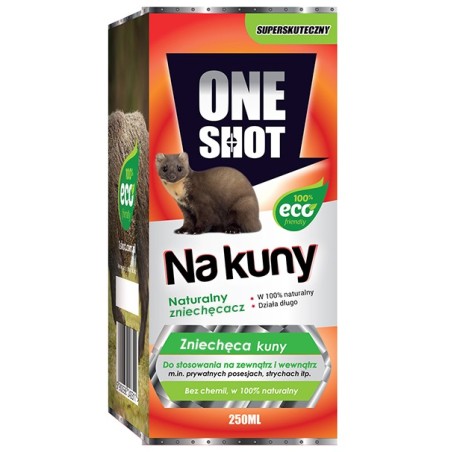  ONE SHOT naturalny odstraszacz Na kuny 250 ml - koncentrat - 5902686243274