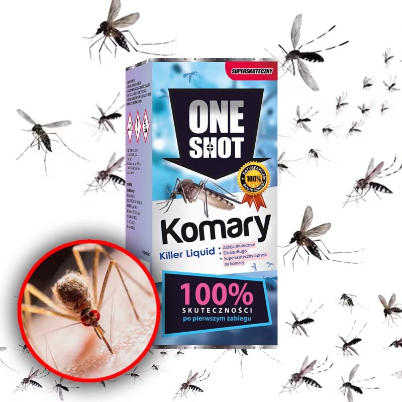  ONE SHOT na komary koncentrat 100ml komaropren - 5902686246091